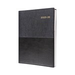 20252026 COLLINS VANESSA FINANCIAL YEAR DIARY A4 DAY TO PAGE PVC BLACK