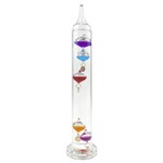 AUSTRALIAN GEOGRAPHIC GALILEO THERMOMETER CLEAR