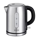 MAXIM CORDLESS KETTLE STAINLESS STEEL 1 LITRE GREY