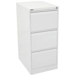 GO STEEL FILING CABINET 3 DRAWERS 1016 X 460 X 620MM WHITE CHINA