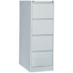 GO STEEL GFCA4SG FILING CABINET 4 DRAWERS 1321 X 460 X 620MM SILVER GREY