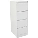 RAPIDLINE GFCA4 FILING CABINET 4 DRAWER 1321 X 460 X 620MM WHITE SATIN