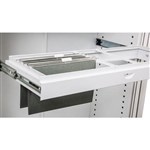 GO STEEL TAMBOUR DOOR CUPBOARD ADDITIONAL ROLL OUT SUSPENSION FILE FRAME 1200MM WHITE CHINA