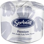 SORBENT PROFESSIONAL PREMIUM TOILET TISSUE 2 PLY 300 SHEETS CARTON 48