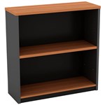 OM OPEN BOOKCASE 900 X 320 X 900MM CHERRYCHARCOAL