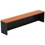 OM DESK RECEPTION HOB TOP 1800 X 300 X 380MM CHERRYCHARCOAL