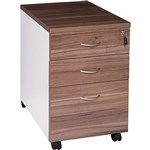 OM PREMIER MOBILE PEDESTAL 2 DRAWER  1 FILE 468 X 510 X 685MM CASNANWHITE