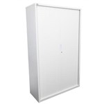 GO STEEL GTD1912WC TAMBOUR DOOR CABINET NO SHELVES 1981 X 1200 X 473MM WHITE CHINA