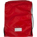 EDUCATIONAL COLOURS GYM BAG RED
