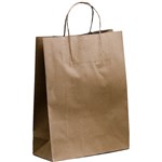 PAPER BAG TWISTED HANDLE SMALL BROWN PACK 50