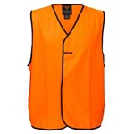 PRIME MOVER MV116 HIVIS VEST DAY USE ONLY ORANGE EXTRA LARGE