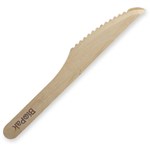 BIOPAK WOODEN KNIFE 160MM PACK 100