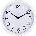 ITALPLAST I 391W CLOCK 30CM ROUND WITH WHITE TRIM