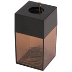 ITALPLAST I 413 CLIP DISPENSER LARGE MAGNETIC BLACK TOPSMOKE BOTTOM