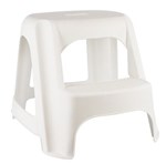 DOUBLE STEP PLASTIC STOOL 