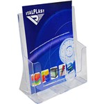 ITALPLAST I 550 BROCHURE HOLDER A4 CLEAR SINGLE