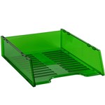 ITALPLAST I60TGN MULTI FIT DOCUMENT TRAY A4 TINTED GREEN