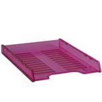 ITALPLAST I 65TPK SLIMLINE MULTI FIT DOCUMENT TRAY A4 TINTED PINK