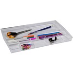 ITALPLAST I 70CLR DRAWER TIDY 8 COMPARTMENT CLEAR