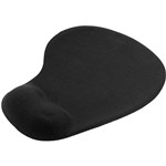 ITALPLAST PREMIUM MOUSE PAD WITH GEL WRIST SUPPORT BLACK