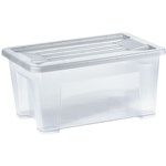 ITALPLAST I203 STORAGE BOX WITH LID 5 LITRE CLEAR