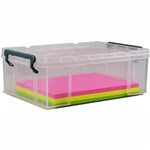 ITALPLAST I298 STACKA STORAGE BOX WITH LID 10 LITRE