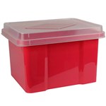 ITALPLAST I307FW FILE STORAGE BOX 32 LITRE WATERMELON