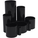 ITALPLAST I30 DESK TIDY BLACK