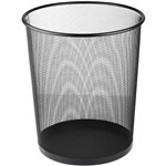 ITALPLAST I341 WIRE MESH TIDY BIN ROUND 15 LITRE