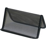ITALPLAST I347 WIRE MESH BUSINESS CARD HOLDER BLACK