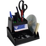 ITALPLAST I 35 DESK ORGANISER BLACK