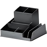 ITALPLAST I 35GR GREENR DESK ORGANISER BLACK