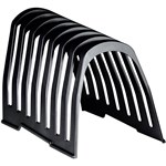 ITALPLAST I408GR GREENR PLASTIC STEP FILE ORGANISER BLACK