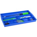 ITALPLAST I 70 DRAWER TIDY 8 COMPARTMENT BLUEBERRY