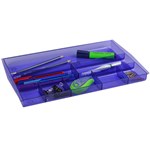 ITALPLAST I 70 DRAWER TIDY 8 COMPARTMENT TINT PURPLE