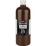 JASART BYRON ACRYLIC PAINT 1 LITRE BURNT UMBER