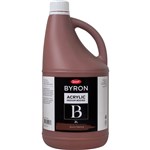 JASART BYRON ACRYLIC PAINT 2 LITRE BURNT SIENNA