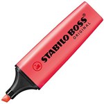 STABILO BOSS 0071324 HIGHLIGHTER CHISEL TIP RED