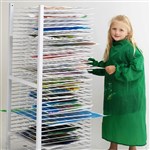 JASART ART DRYING RACK METAL 36 TRAY WHITE