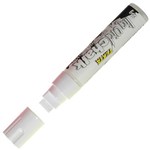 TEXTA 0388220 JUMBO LIQUID CHALK MARKERS WET WIPE CHISEL 15MM WHITE