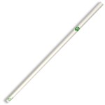 BIOPAK BIOSTRAW STRAW 6 X 197MM WHITE PACK 250