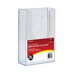 DEFLECTO 39612 BROCHURE HOLDER WALL MOUNT DL STANDARD