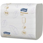 TORK 114273 T3 PREMIUM SOFT FOLDED TOILET PAPER 252 SHEET 110 X 110MM CARTON 30