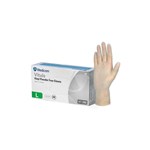 MEDICOM VITALS VINYL POWDER FREE GLOVES CLEAR SMALL PACK 100
