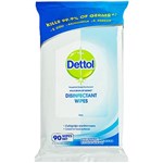 DETTOL ANTIBACTERIAL SURFACE CLEANSER WIPE PACK 90