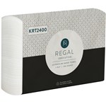 REGAL KRT2400 GOLD THRU AIR DRIED HAND TOWEL INTERLEAVED PAPER SHEETS PK150