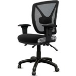 ORANGE DUST KIMBERLEY CHAIR WITH ARMS MESH BACK 510 X 490 X 1040MM DOTS BLACK