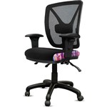 ORANGE DUST KIMBERLEY CHAIR WITH ARMS MESH BACK 510 X 490 X 1040MM OPAL BLACK