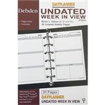 DEBDEN DAYPLANNER KT3016 PERSONAL EDITION REFILL NONDATED WEEKLY TO VIEW 120 X 81MM
