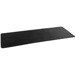 BRATECK EXTENDED LARGE STITCHED EDGES GAMING MOUSE PAD BLACK
